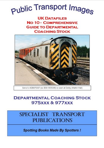 Cover of No 10 - BR Departmental Coaching Stock