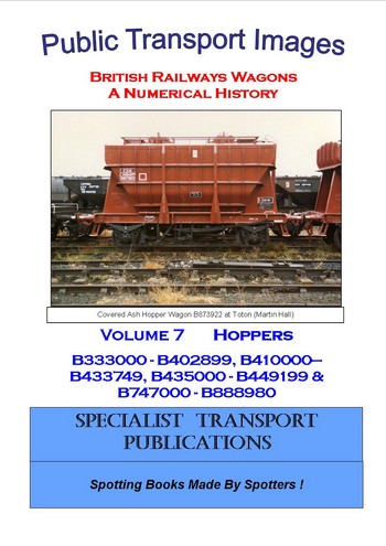Cover of British Railways Wagons - a Numerical History  - Hopper Wagons