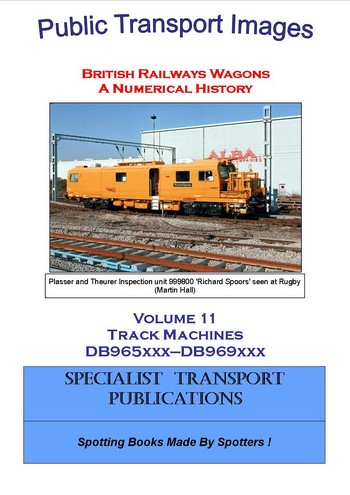 Cover of British Railways Wagons - a Numerical History - Track Machines