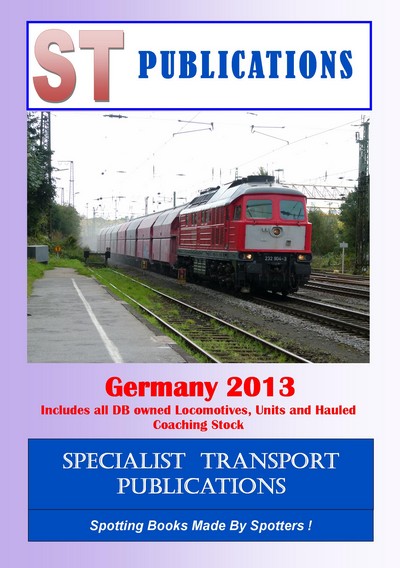 Cover of European Rail datafile  - Germany 2013
