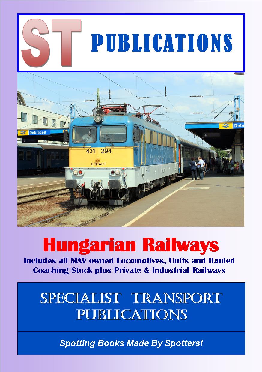 Cover of European Rail datafile - Hungary 2017