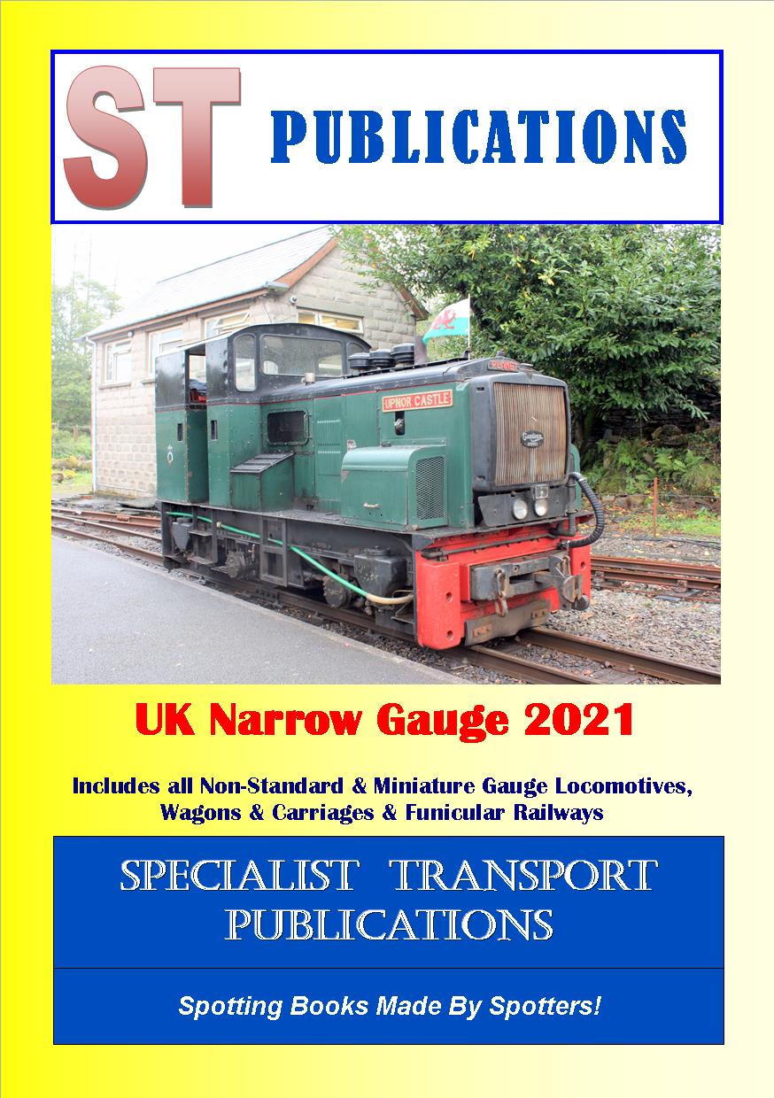 Cover of UK Narrow Gauge Railways 2021