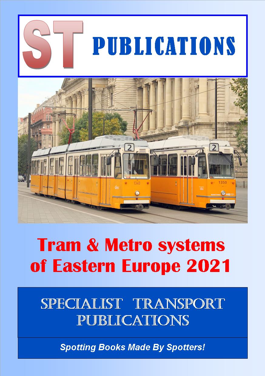 Cover of Trams and Metro Systems of Eastern Europe 2021
