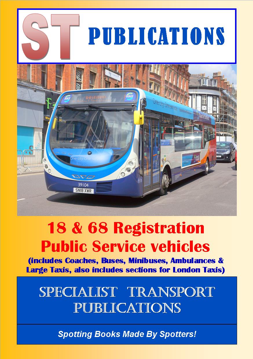 Cover of 18 & 68 Registration Public Service Vehicles