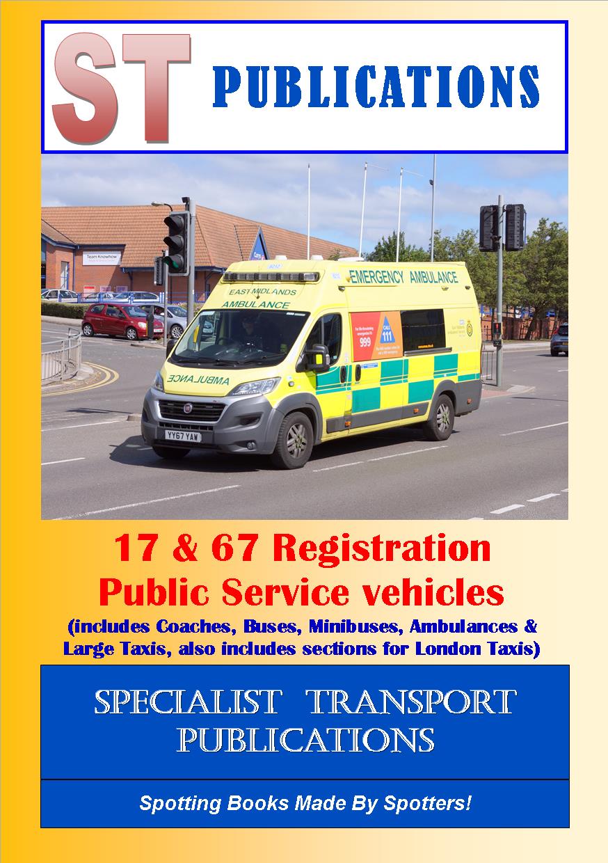 Cover of 17 & 67 Registration Public Service Vehicles         
