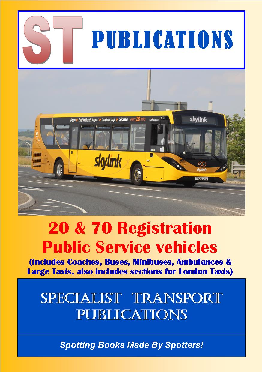 Cover of PSV Vehicles 20 & 70 Registrations