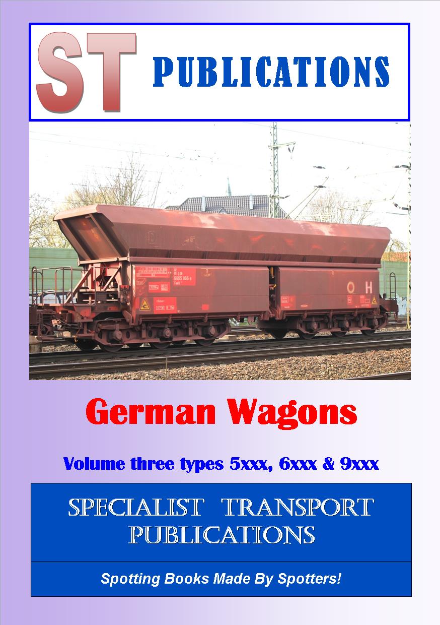 Cover of German Wagons Volume Three 5xxx, 6xxx & 9xxx series