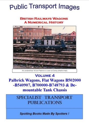 Cover of British Railways Wagons - a Numerical History  - Flat Wagons, Palbricks and Detachable Tanks