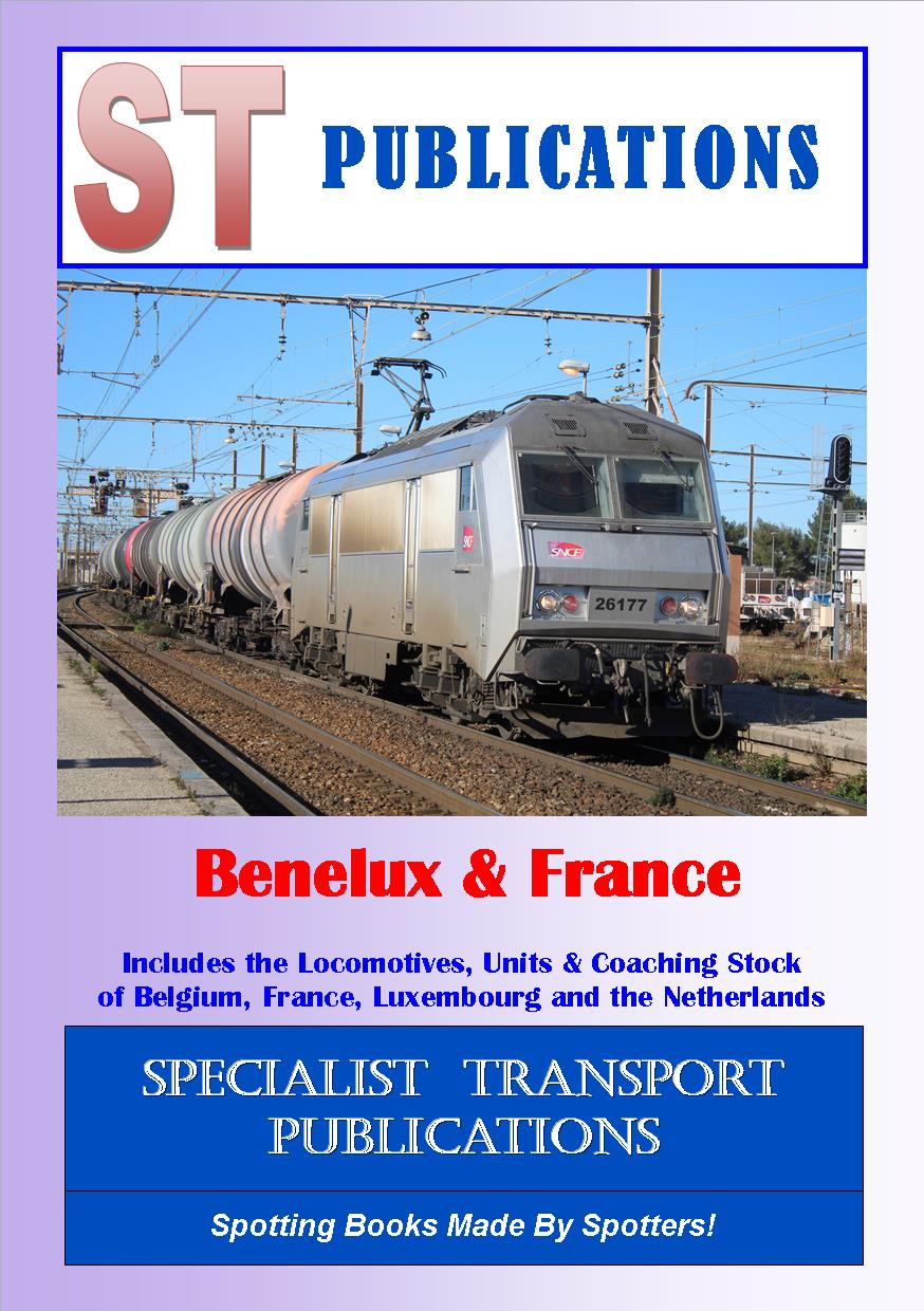 Cover of Benelux and France Locomotives, Units & Coaching stock 2024
