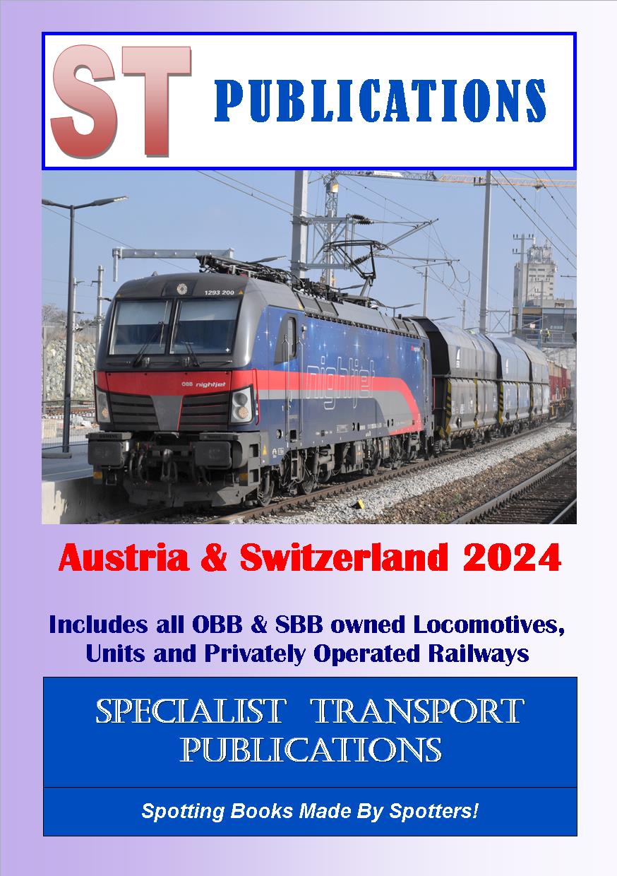 Cover of Austria & Switzerland Locos & Units 2024