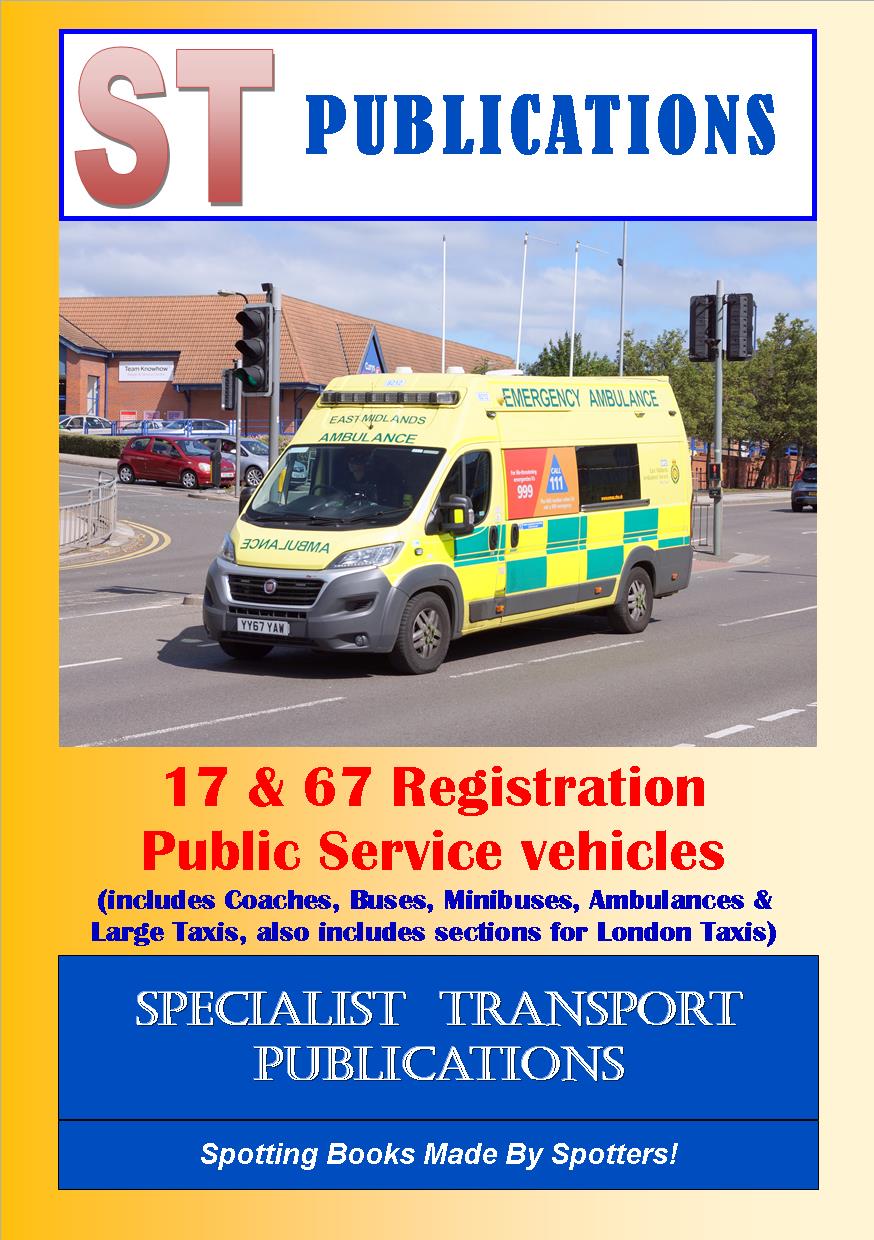 Cover of 17 & 67 Registration Public Service Vehicles         