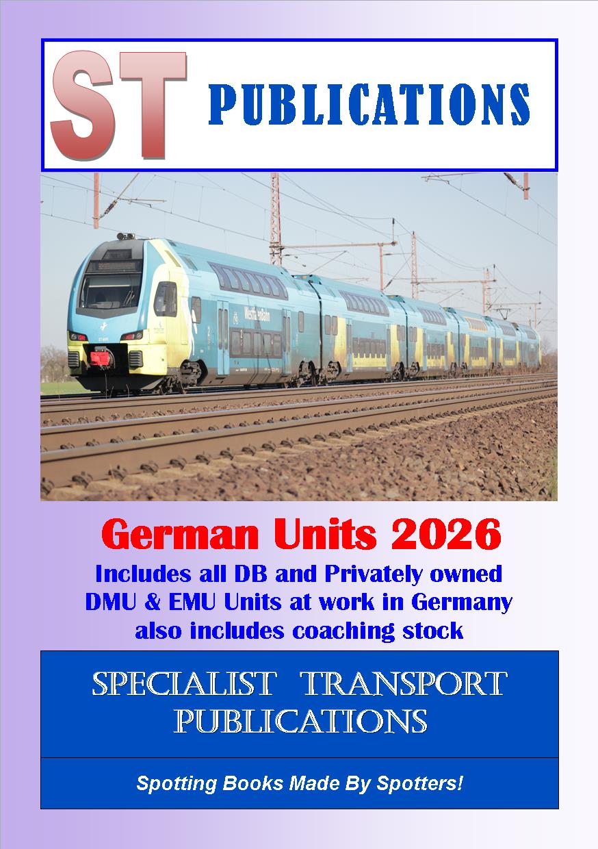 Cover of German Multiple Units inc Coaching Stock 2026